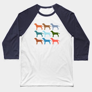 Beagle Dog Rainbow Colors Baseball T-Shirt